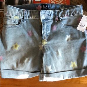 Girls new with tags Gap denim shorts
